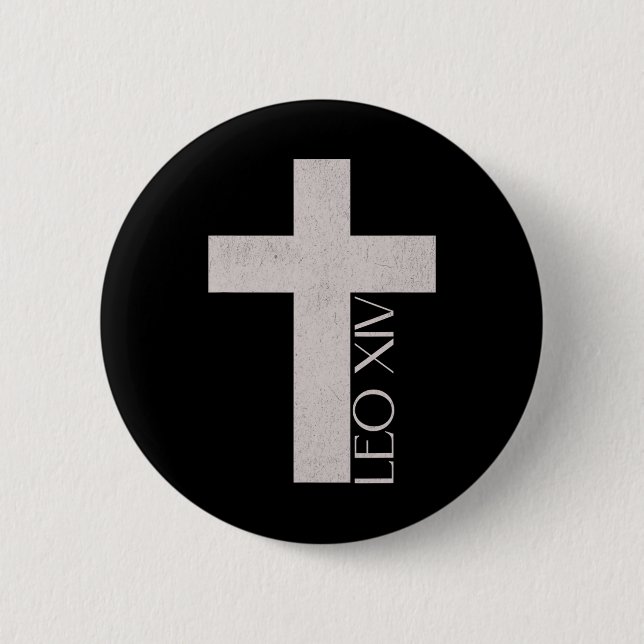 Papst Leon Xiv Button (Vorderseite)