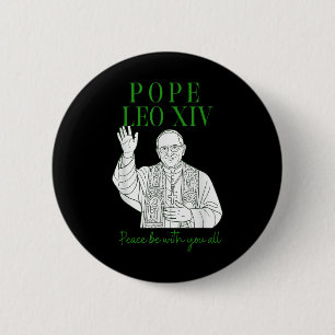 Papst Leon Xiv Papa Christlich, Habemus Papam Button
