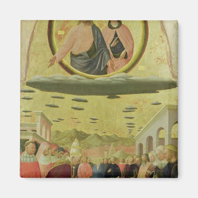 Papst Liberius Gründung der Basilika Magnet (Vorne)