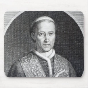 Papst Löwe XII, graviert von Raffaele Persichini Mousepad