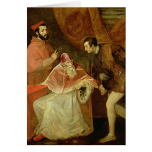 Papst Paul III und seine Neffeen, 1545