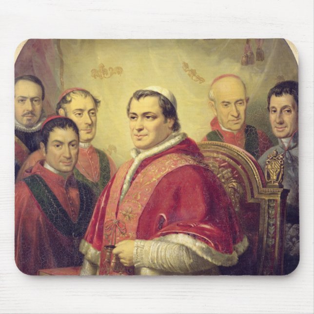 Papst Pius IX 1847 Mousepad (Vorne)