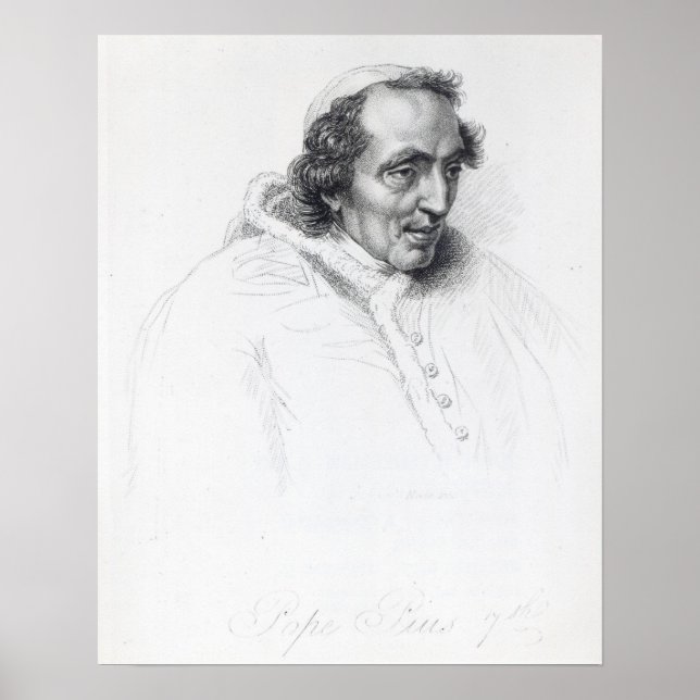 Papst Pius VII Poster (Vorne)