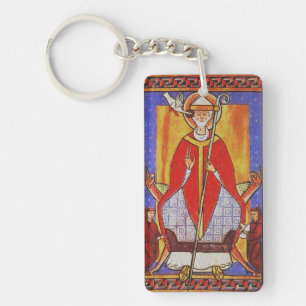 Papst Saint Gregory I. Dialoge Schlüsselanhänger