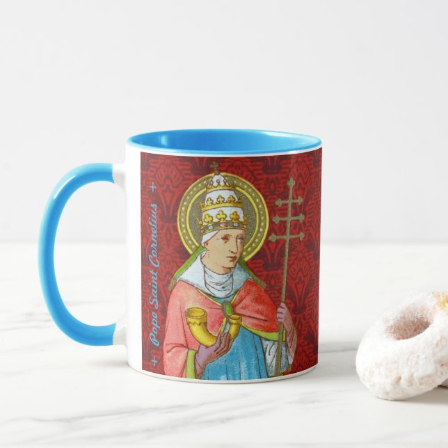 Papst St. Cornelius (SAU 042) Tasse (Mit Donut)