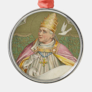 Papst St. Gregor der Große (M 067) Ornament Aus Metall