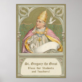 Papst St. Gregory der Große (M 067) Poster