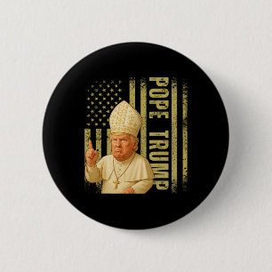 Papst Trump 2025 Button
