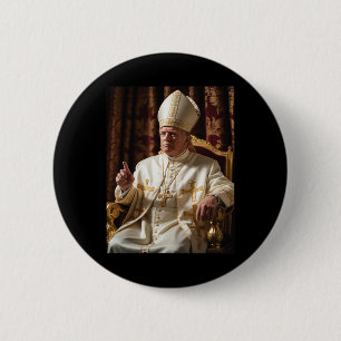 Papst Trump: Der lustige Präsident Trump Will, die Button