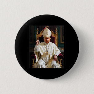 Papst Trump: Der lustige Präsident Trump Will, die Button