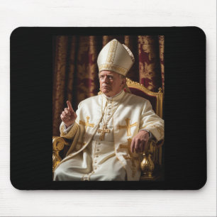 Papst Trump: Der lustige Präsident Trump Will, die Mousepad