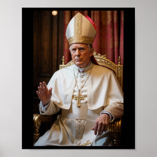 Papst Trump: Der lustige Präsident Trump Will, die Poster