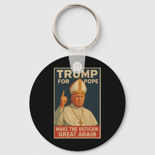 Papst Trump: Der lustige Präsident Trump Will, die Schlüsselanhänger