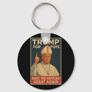 Papst Trump: Der lustige Präsident Trump Will, die Schlüsselanhänger