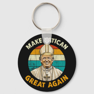 Papst Trump: Der lustige Präsident Trump Will, die Schlüsselanhänger