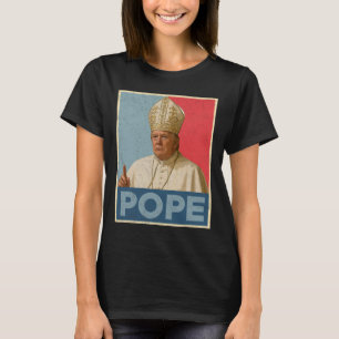 Papst Trump: Der lustige Präsident Trump Will, die T-Shirt
