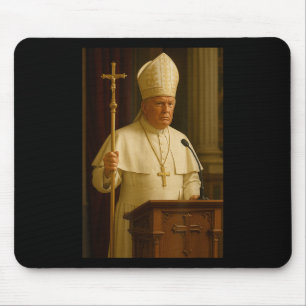 Papst Trump Funny Präsident Trump erklärt sich sel Mousepad