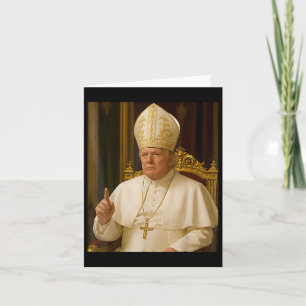 Papst Trump Funny Trump Vatican Christlich Retro C Karte