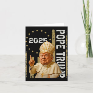 Papst Trump Funny Trump Vatican Christlich Retro C Karte