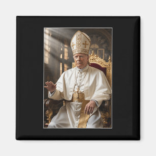 Papst Trump Funny Trump Vatican Christlich Retro C Magnet