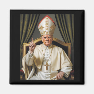 Papst Trump Funny Trump Vatican Christlich Retro C Magnet