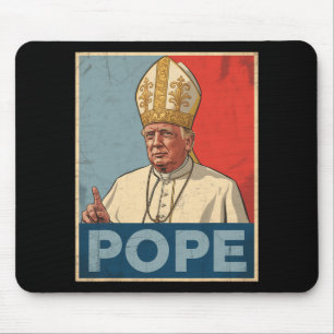 Papst Trump Funny Trump Vatican Christlich Retro C Mousepad