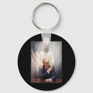 Papst Trump Funny Trump Vatican Christlich Retro C Schlüsselanhänger