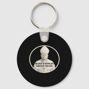 Papst Trump Funny Trump Vatican Christlich Retro C Schlüsselanhänger