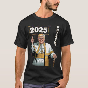 Papst Trump Funny Trump Vatican Christlich Retro C T-Shirt
