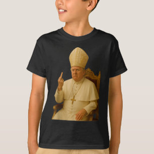 Papst Trump Funny Trump Vatican Christlich Retro C T-Shirt
