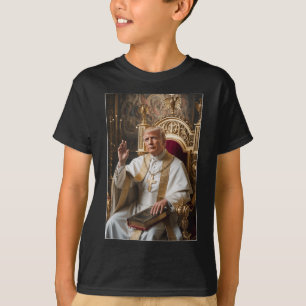 Papst Trump Funny Trump Vatican Christlich Retro C T-Shirt