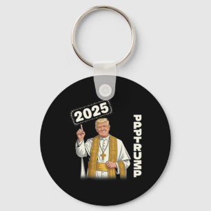 Papst Trump Lustig Trump Vatikan Christlich Retro Schlüsselanhänger