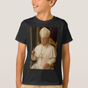 Papst Trump Lustiger Präsident Trump will Papst we T-Shirt