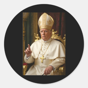 Papst Trump-lustiger Präsident Trump Will, Zukunft Runder Aufkleber