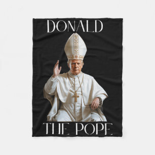 Papst Trump Lustiger Trump Vatikan Christlich Retr Fleecedecke