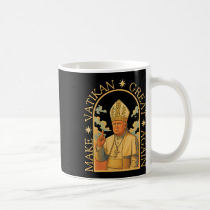 Papst Trump Lustiger Trump Vatikan Christlich Retr Kaffeetasse