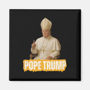 Papst Trump Lustiger Trump Vatikan Christlich Retr Magnet