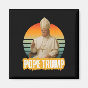 Papst Trump Lustiger Trump Vatikan Christlich Retr Magnet