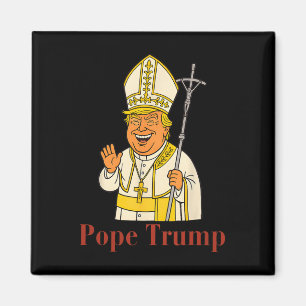 Papst Trump Lustiger Trump Vatikan Christlich Retr Magnet