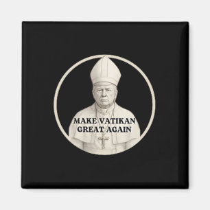 Papst Trump Lustiger Trump Vatikan Christlich Retr Magnet