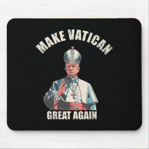 Papst Trump Lustiger Trump Vatikan Christlich Retr Mousepad
