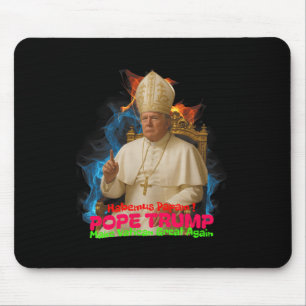 Papst Trump Lustiger Trump Vatikan Christlich Retr Mousepad