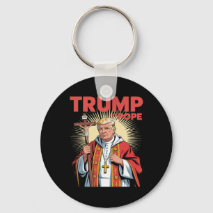 Papst Trump Lustiger Trump Vatikan Christlich Retr Schlüsselanhänger