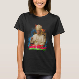 Papst Trump Lustiger Trump Vatikan Christlich Retr T-Shirt