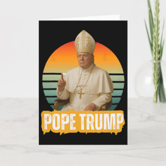 Papst Trump Lustiger Trump-Vatikan Christliches Re Karte