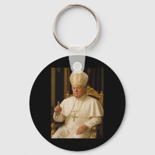 Papst Trump Papst Funny Trump Vatican Christlich R Schlüsselanhänger