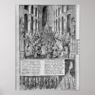 Papst Urban II erobern die Kirche des Heiligen Sep Poster