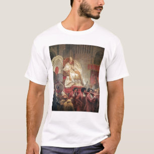 Papst VIII in St Peter auf dem Sedia Gestatoria T-Shirt