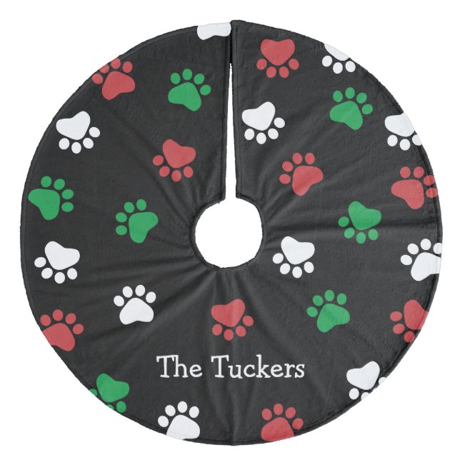 Päpste Pässen Katzenpfähle Weihnachten Fleece Weihnachtsbaumdecke (Vorderseite)