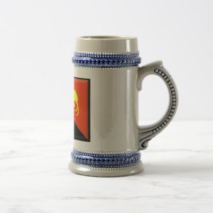 Papua-Neu-Guinea Flagge Bierglas